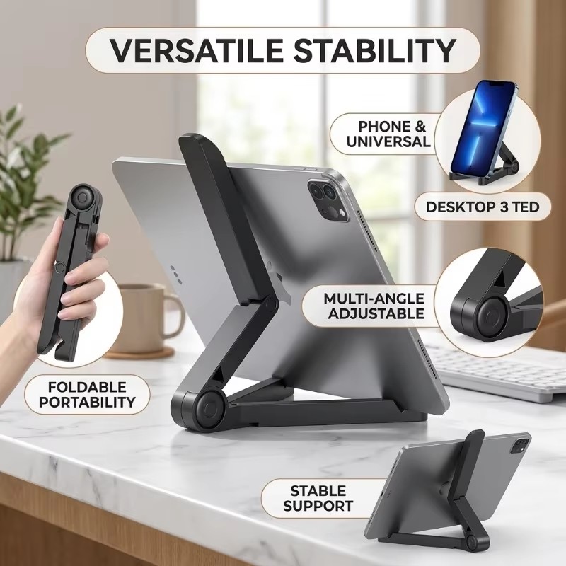 Samsung Tablet With Accessories - Uniwersalny składany uchwyt na tablet do