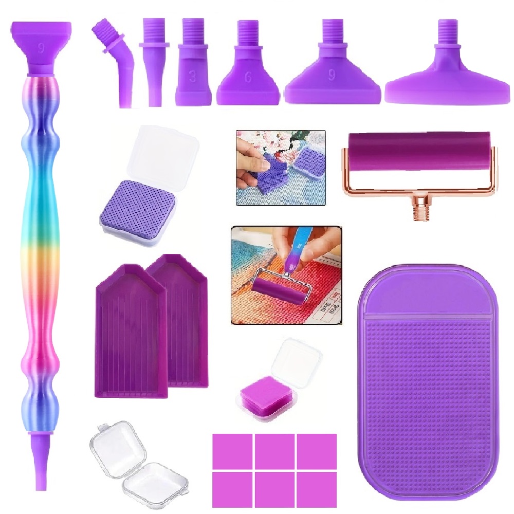 Drawing Tablet Pen Accessories - Zestaw narzędzi do malowania diamentami DIY,