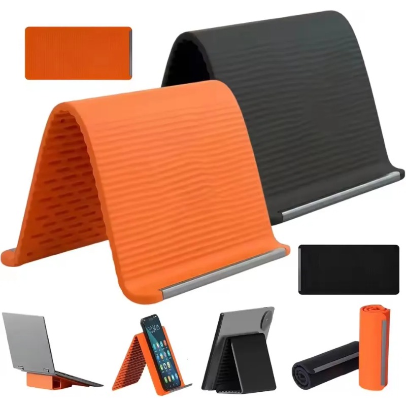Tablet Stand Accessories - Elastyczny, składany silikonowy uchwyt na telefon,