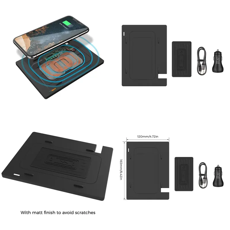 Wireless Charging Pad - Bezprzewodowa ładowarka samochodowa 10W do Camry