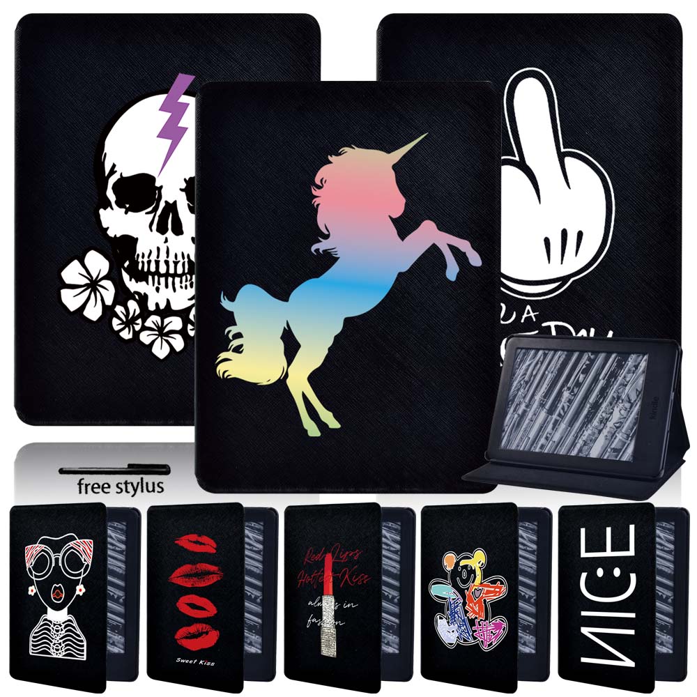 Tablet Accessories Amazon - Składany skórzany pokrowiec na tablet Kindle