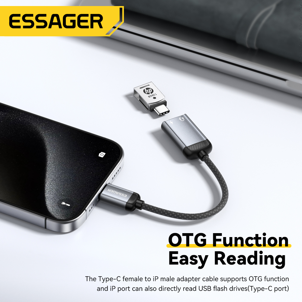 Kabel adapter audio Essager Ty – Wired Earphone Lightning recenzja i cena