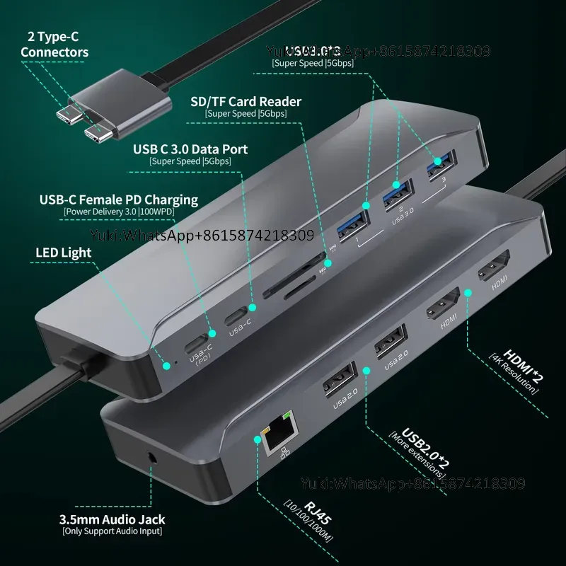 Popularna stacja dokująca z po – Usb Hub Type C recenzja i cena