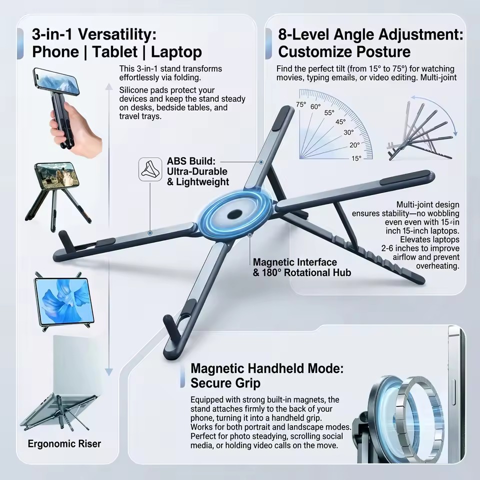 Przenośny magnetyczny uchwyt n – Tablet Stand Accessories recenzja i cena