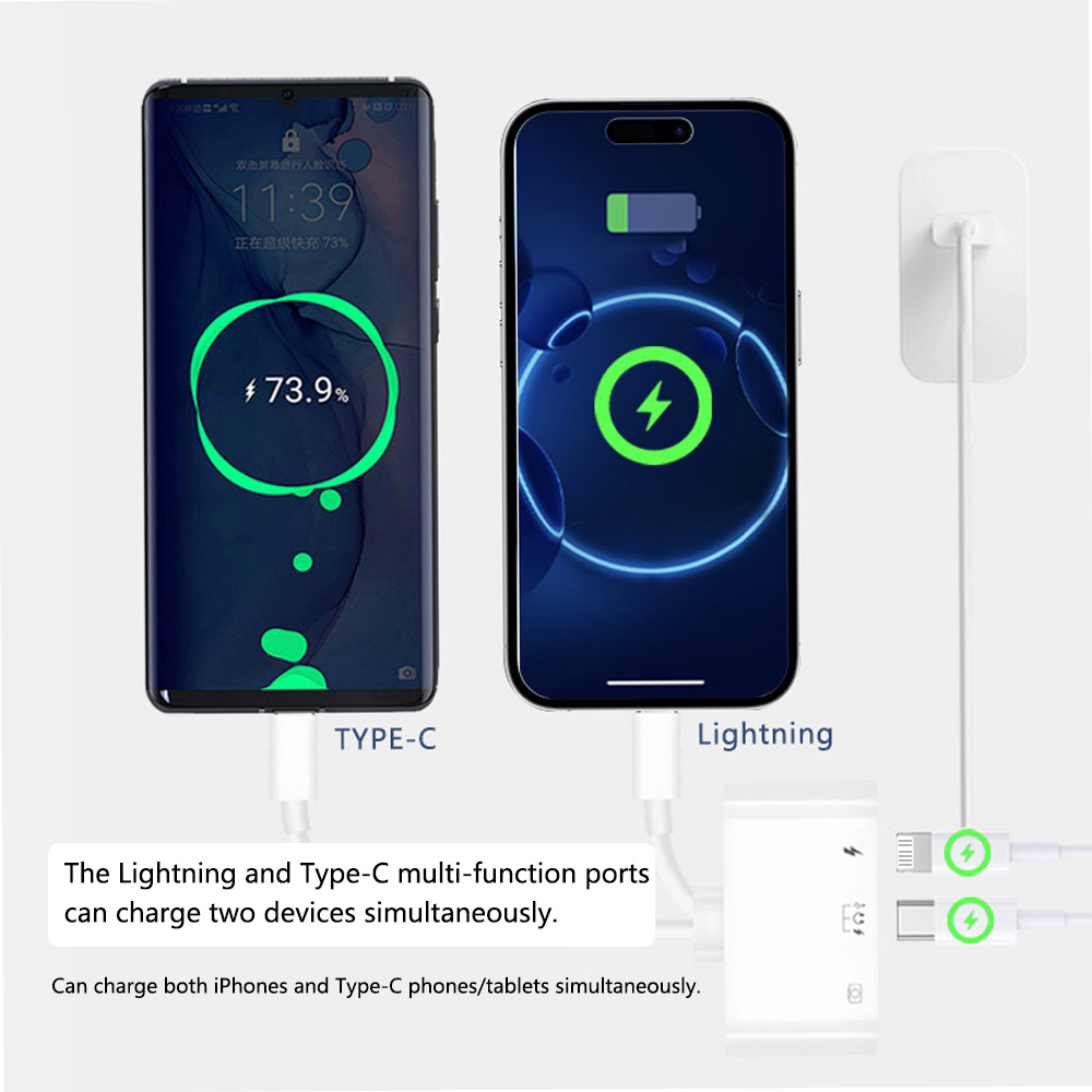 Adapter 2 w 1 Lightning Type C – Wired Earphone Lightning recenzja i cena