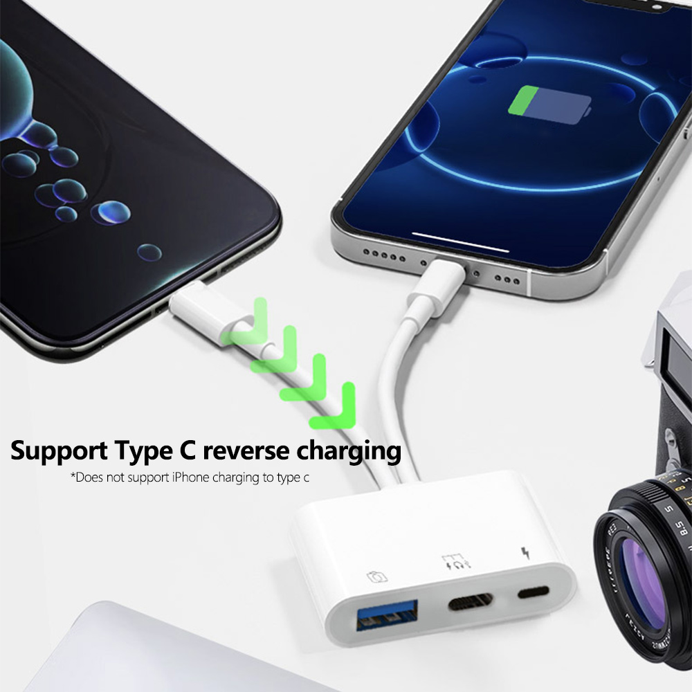 Adapter 2 w 1 Lightning Type C – Wired Earphone Lightning recenzja i cena